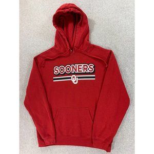 Oklahoma Sooners Campus Hoodie‎ Sweatshirt (Men's Large) Red